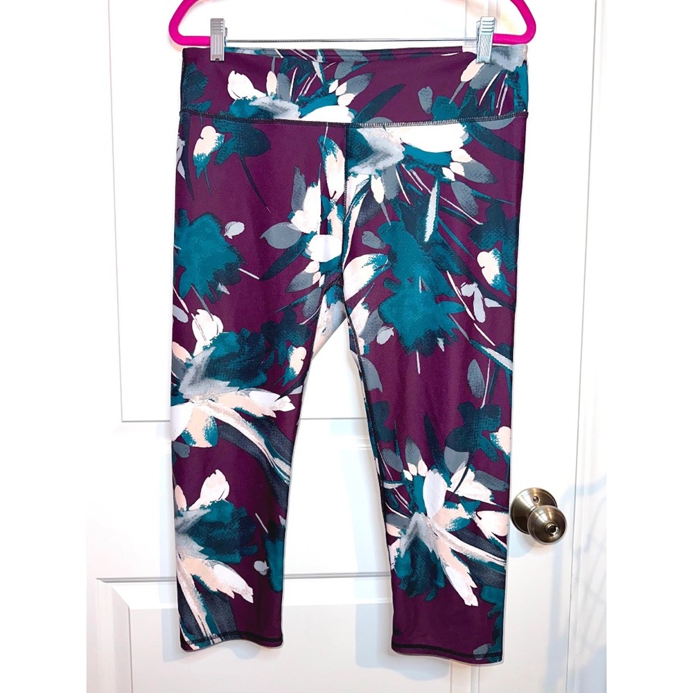 Fabletics Purple & Teal Define Powerhold High Wai… - image 1